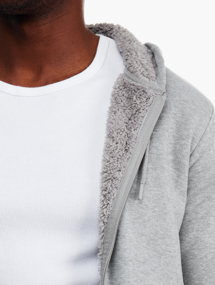 Autumn Grey Sweater Men's Hood